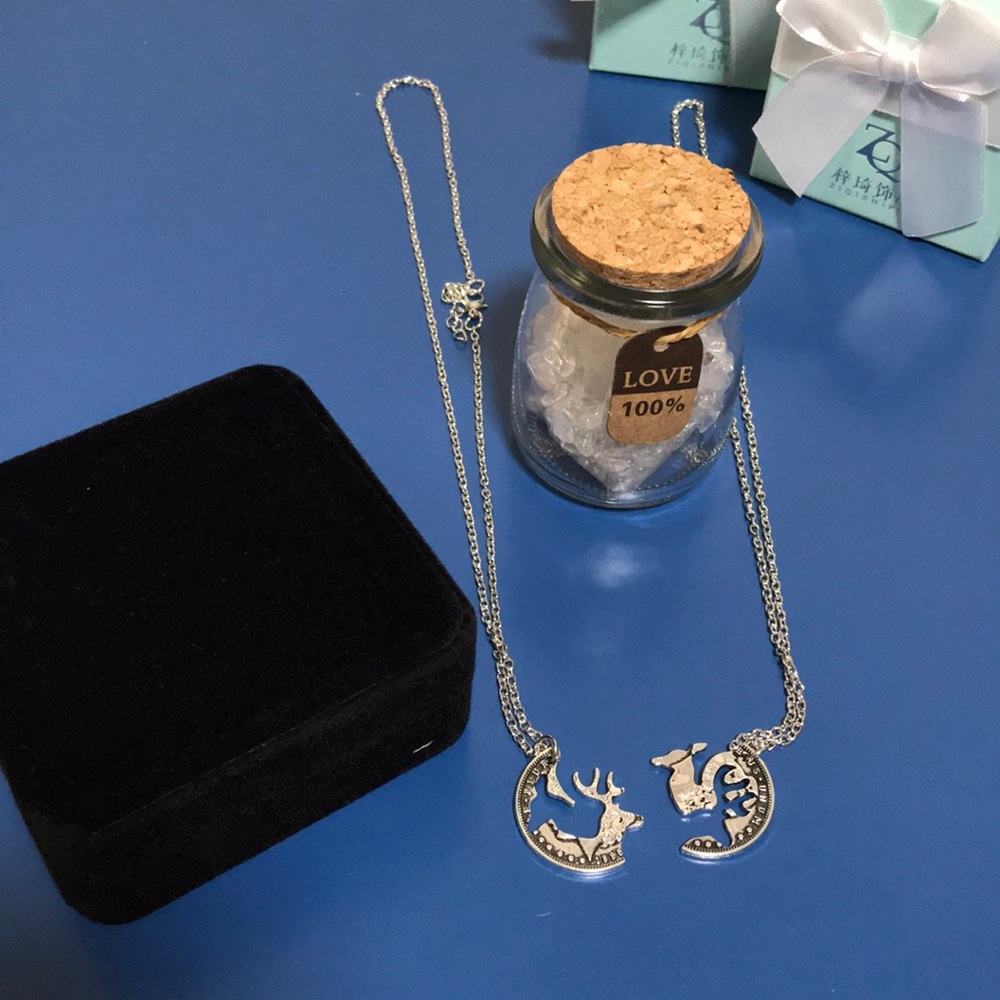 His and Hers couple necklaces